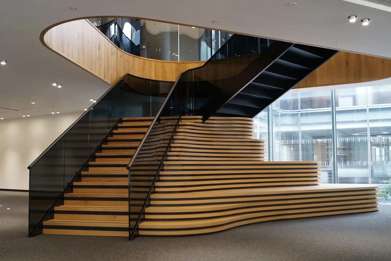 smoked glass staircase - How much does glass staircase cost