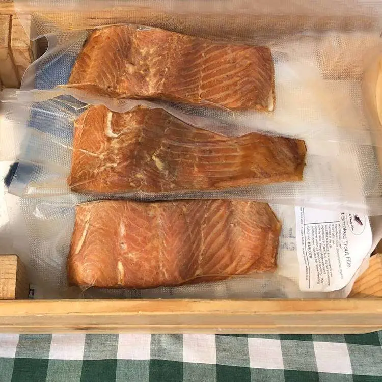 smoked trout suppliers uk - How much is trout per kg in the UK
