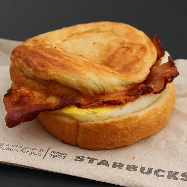 double smoked bacon starbucks - How much protein does a double smoked bacon have