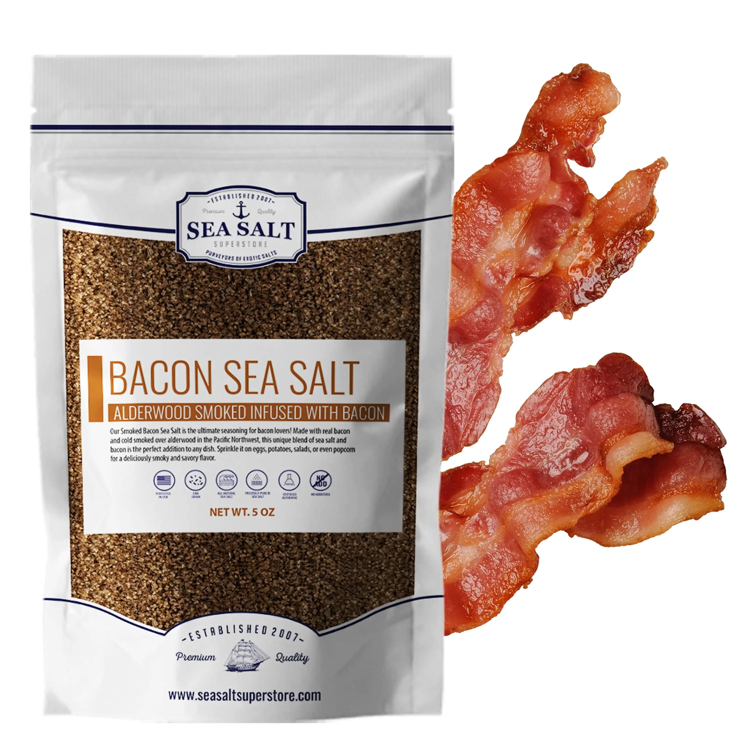 smoked bacon salt - How much salt is in unsmoked bacon