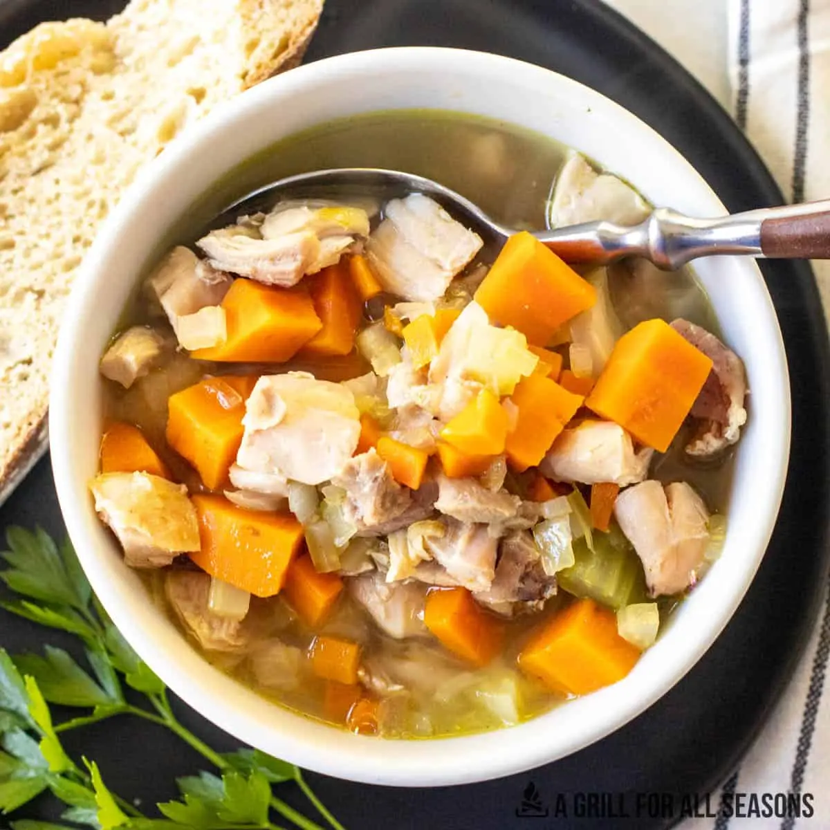 smoked chicken soup - How to add deep flavor to chicken soup