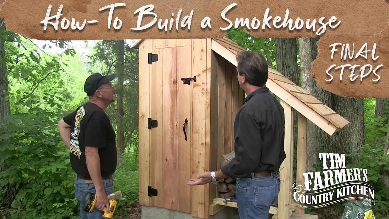 how to build a small smokehouse - How to build a block smokehouse