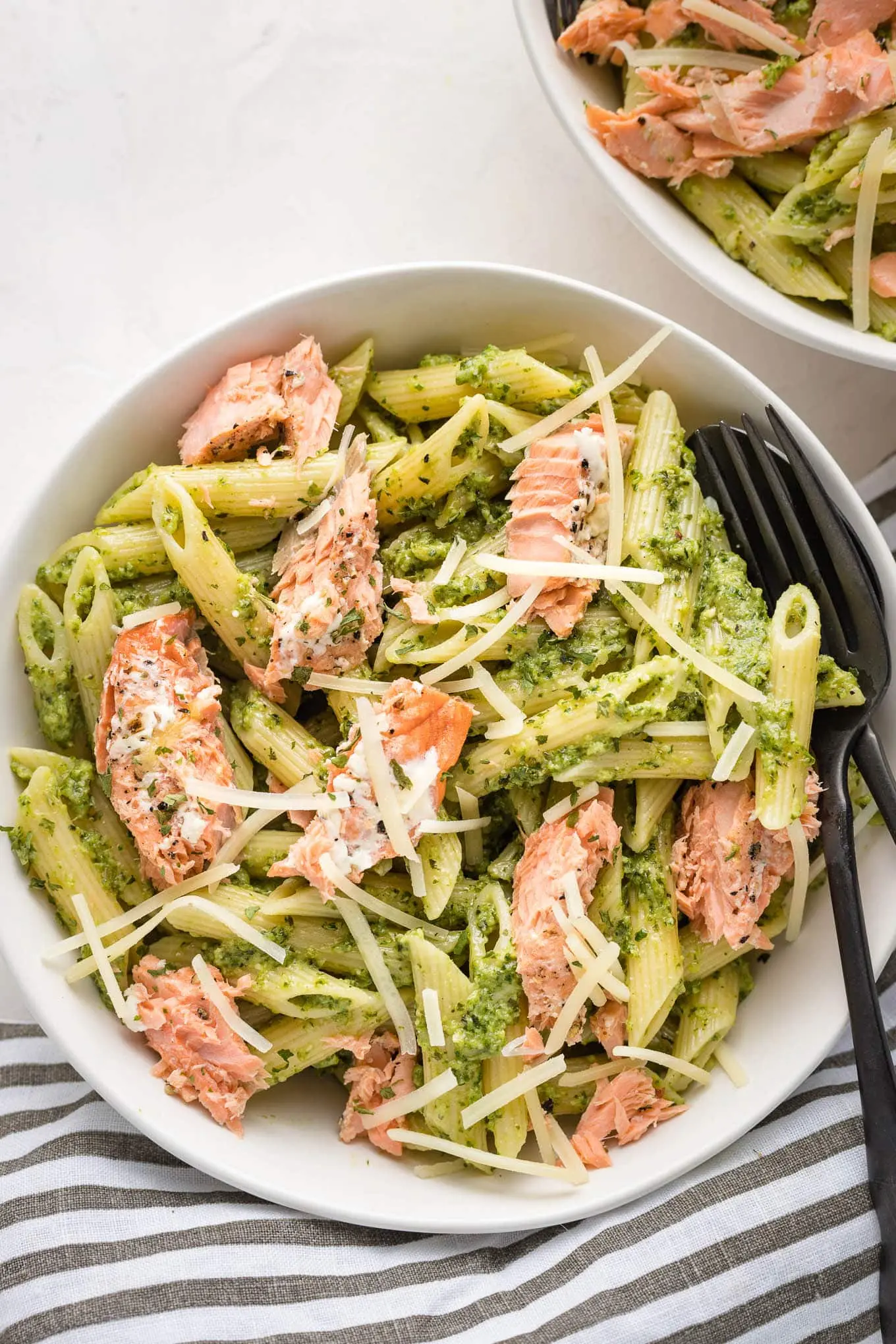 smoked salmon pesto pasta - How to mix pesto with pasta reddit