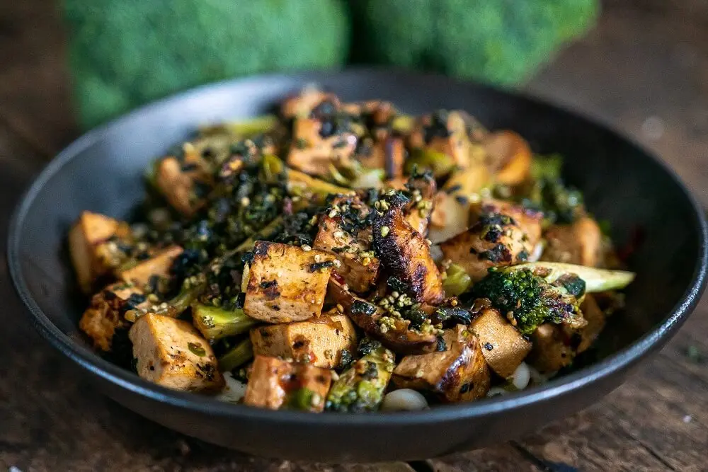 smoked tofu broccoli - How to season cooked tofu