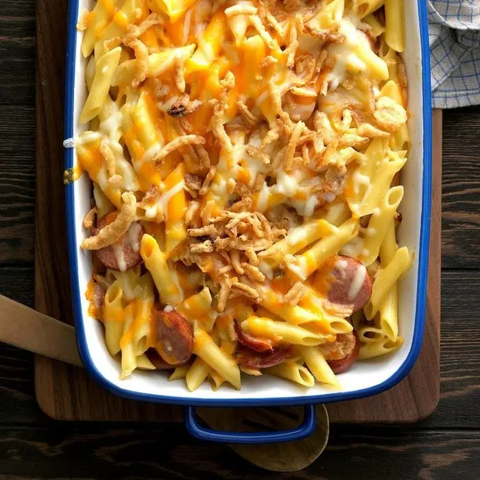 smoked sausage casserole - How to serve sausages for dinner