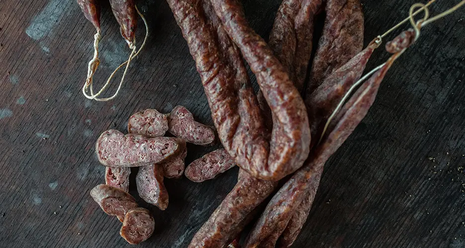 smoked dry sausage - Is dry sausage already cooked