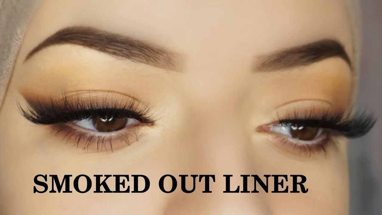 smoked out winged liner - Is it Haram to put on eyeliner