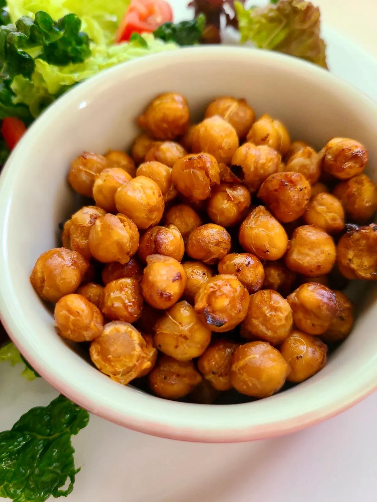 roasted chickpeas smoked paprika - Is it healthy to eat roasted chickpeas