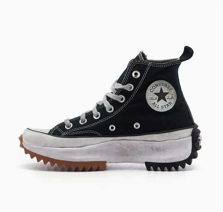converse run star hike smoked canvas high top - Is it OK to run in high top Converse