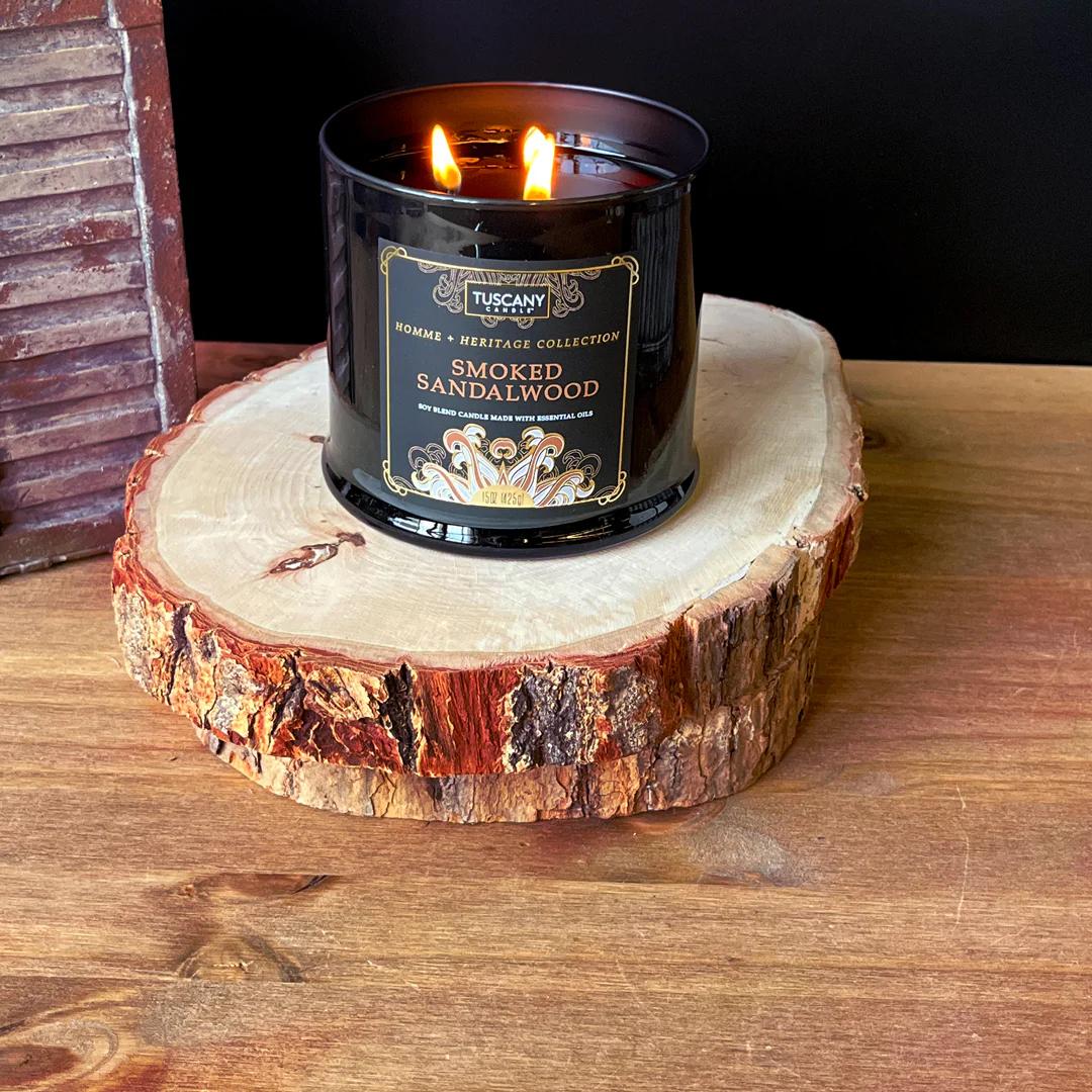 smoked wood candle - Is it OK to smoke a candle