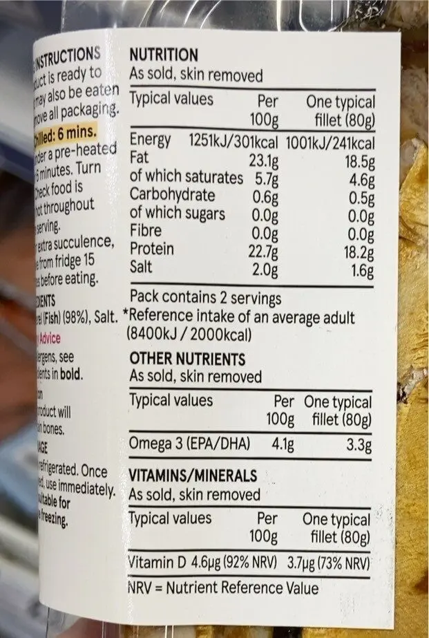 calories in smoked mackerel - Is mackerel high in calories