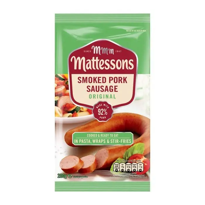 mattessons smoked sausage - Is Mattessons smoked sausage cooked