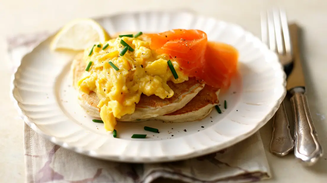 smoked salmon and scrambled eggs bbc good food - Is scrambled egg and smoked salmon good for you