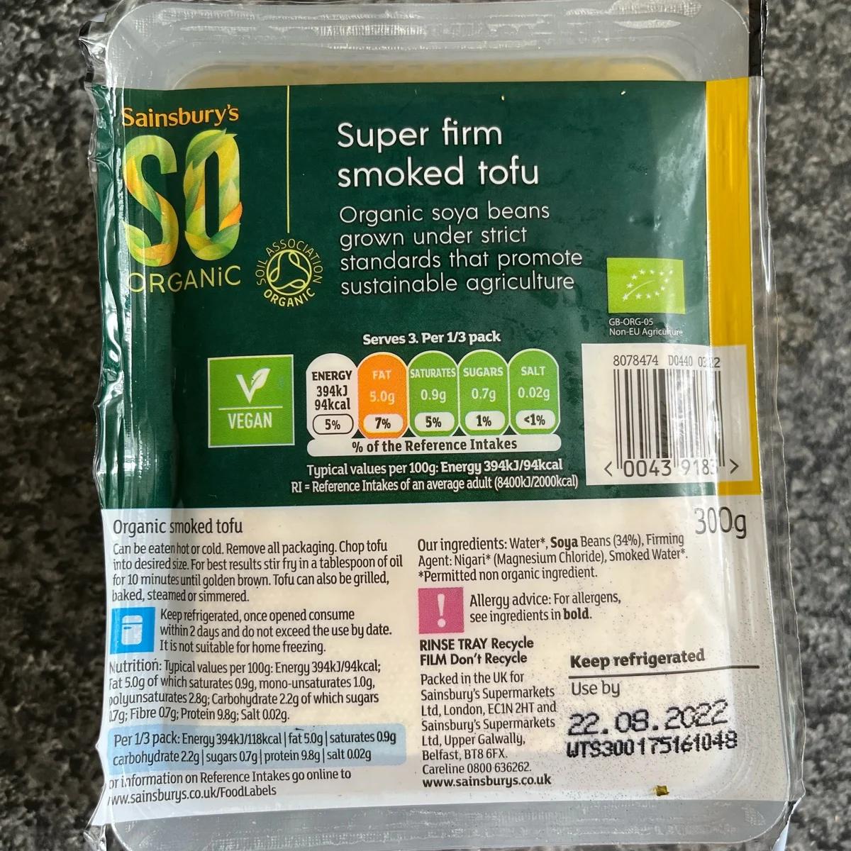 sainsbury's smoked tofu - Is smoked tofu brown