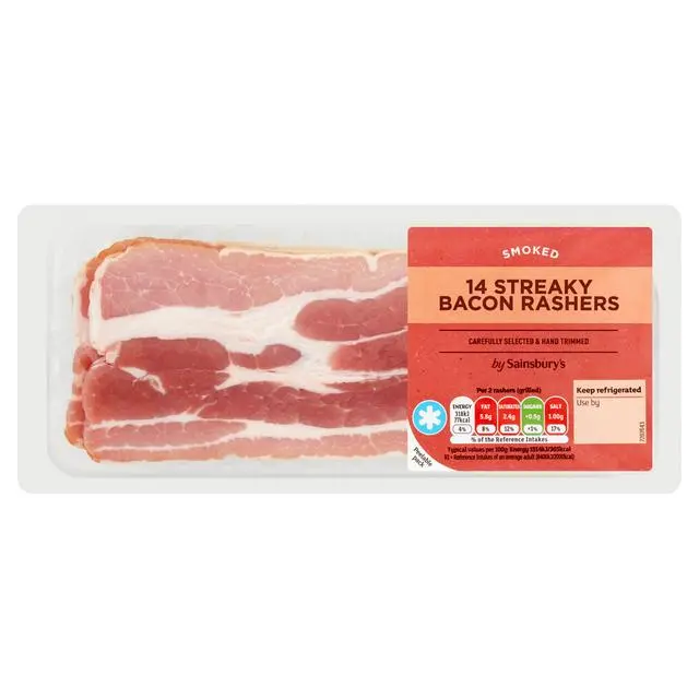 rashers smoked streaky bacon - Is streaky bacon smoked