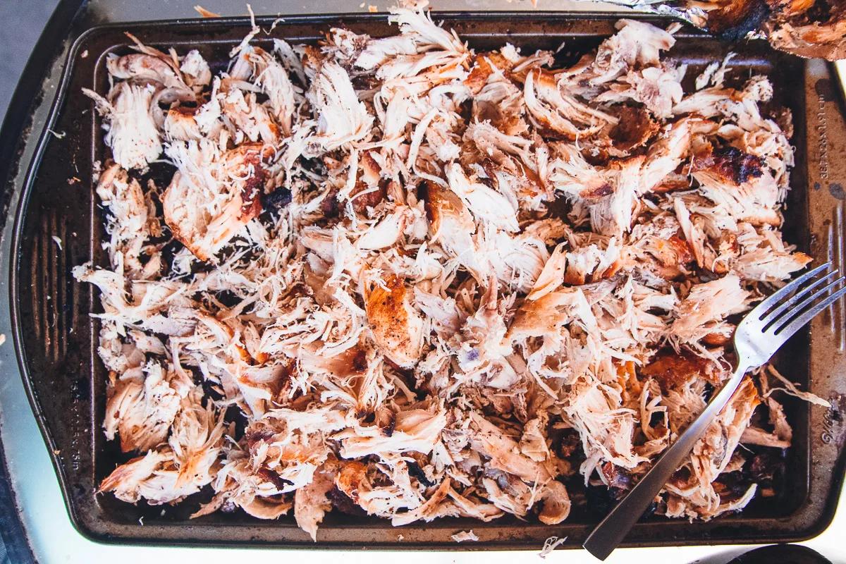 smoked pulled chicken - Is there a difference between pulled and shredded chicken