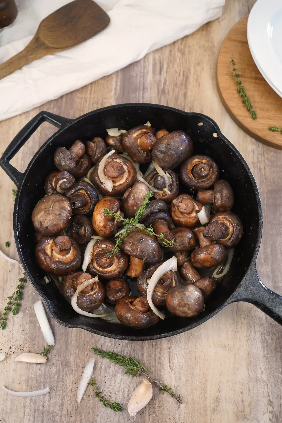 smoked mushrooms and onions - Should you soak mushrooms before frying