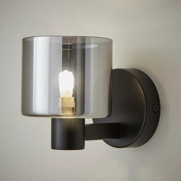 erin smoked wall light - What are plug in wall lights