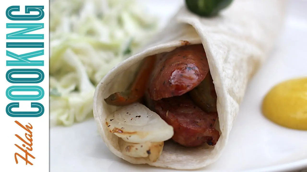 smoked sausage wraps - What are sausage wraps made of