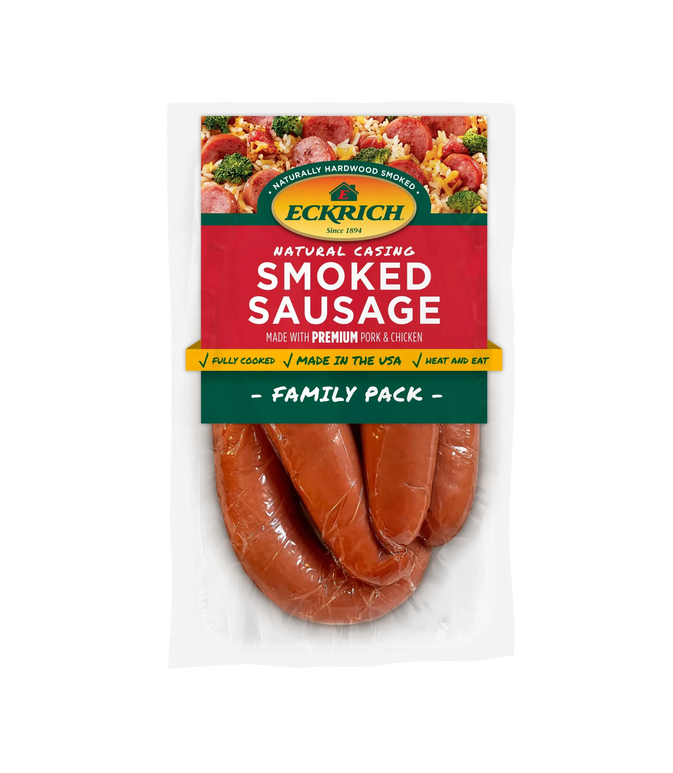 is eckrich smoked sausage gluten free - What are the ingredients in Eckrich sausage