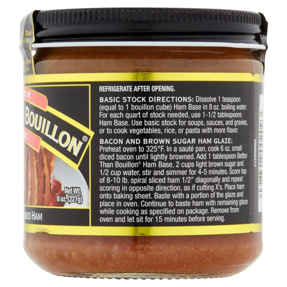 smoked ham bouillon - What are the ingredients in ham base