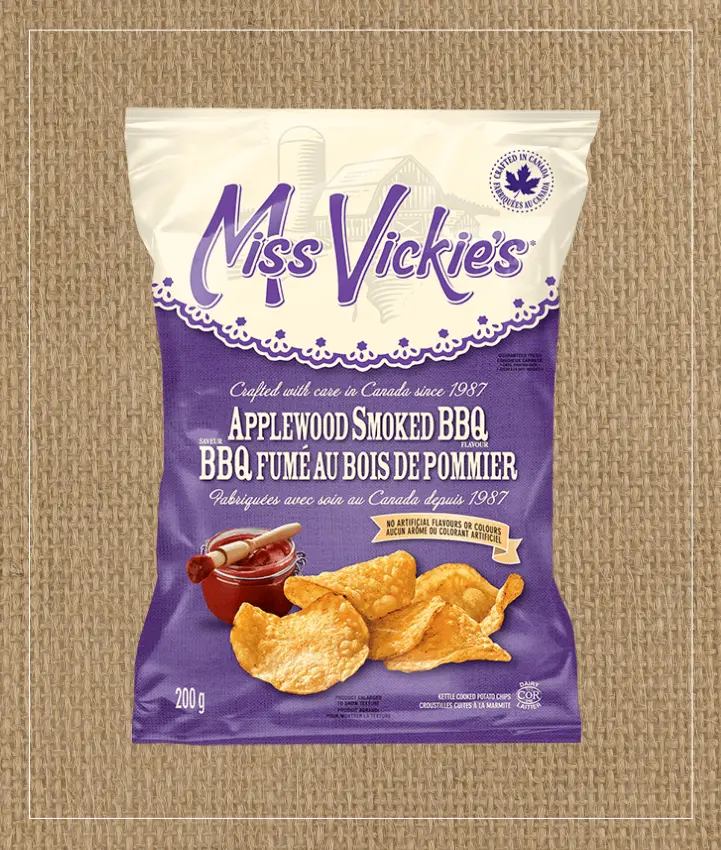 applewood smoked bbq chips - What are the ingredients in Miss Vickie's applewood smoked BBQ chips