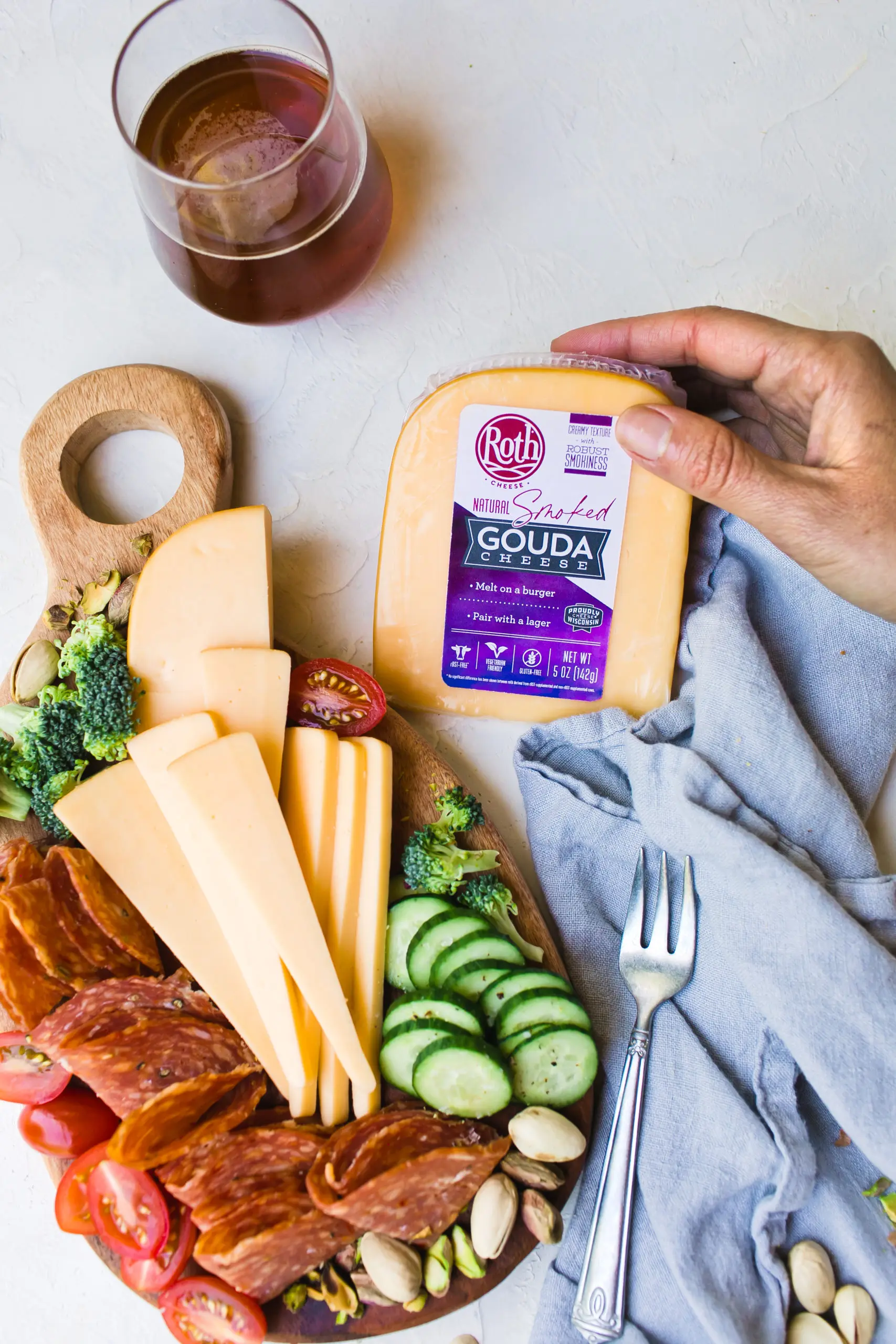 smoked gouda vegan - What are the ingredients in Smoked Gouda cheese