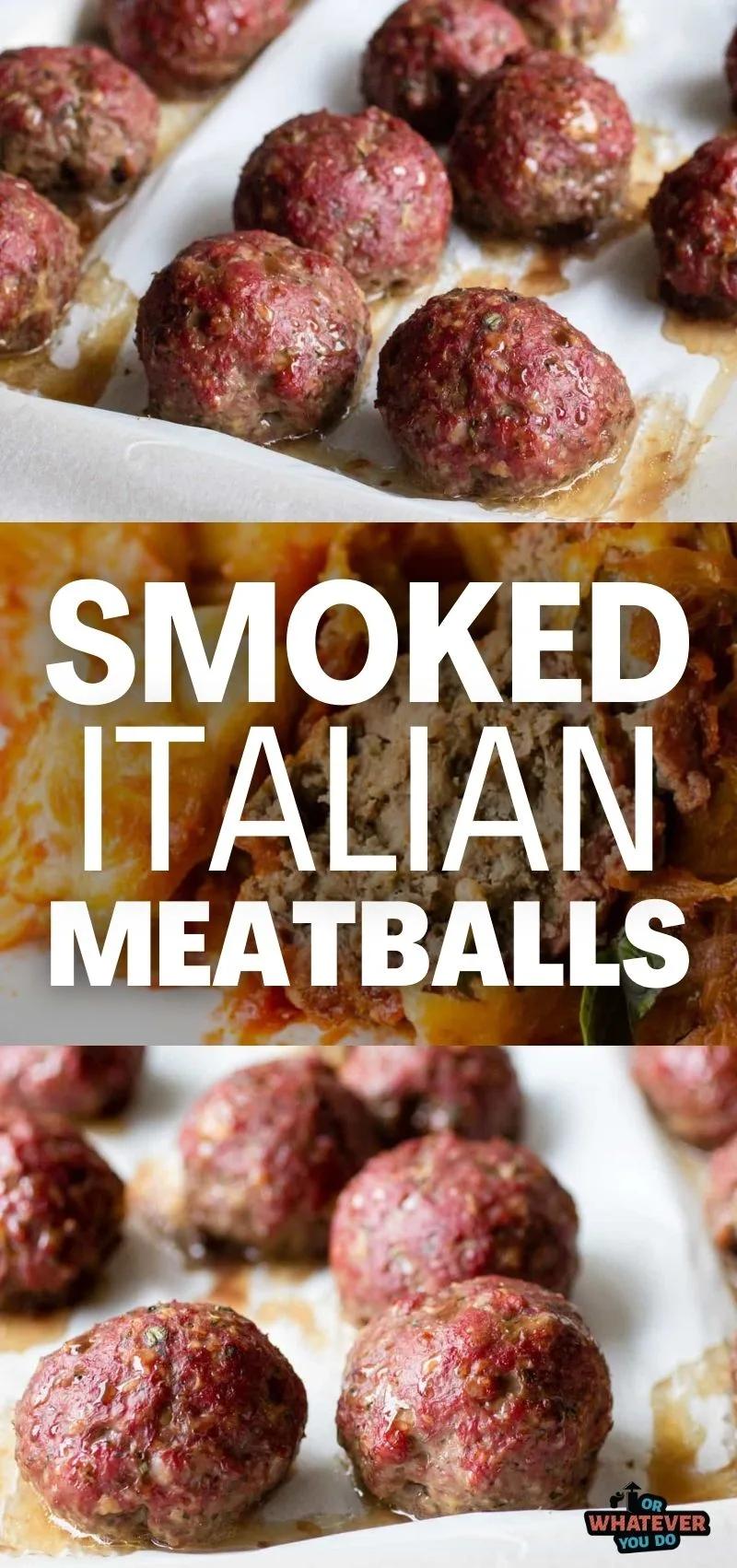 smoked italian meatballs - What are traditional Italian meatballs made of