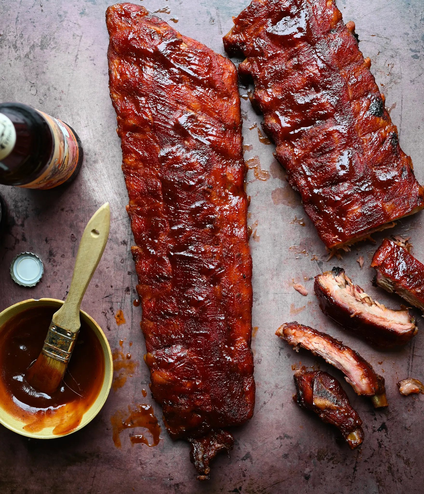 smoked ribs sauce - What can I put on ribs instead of BBQ sauce