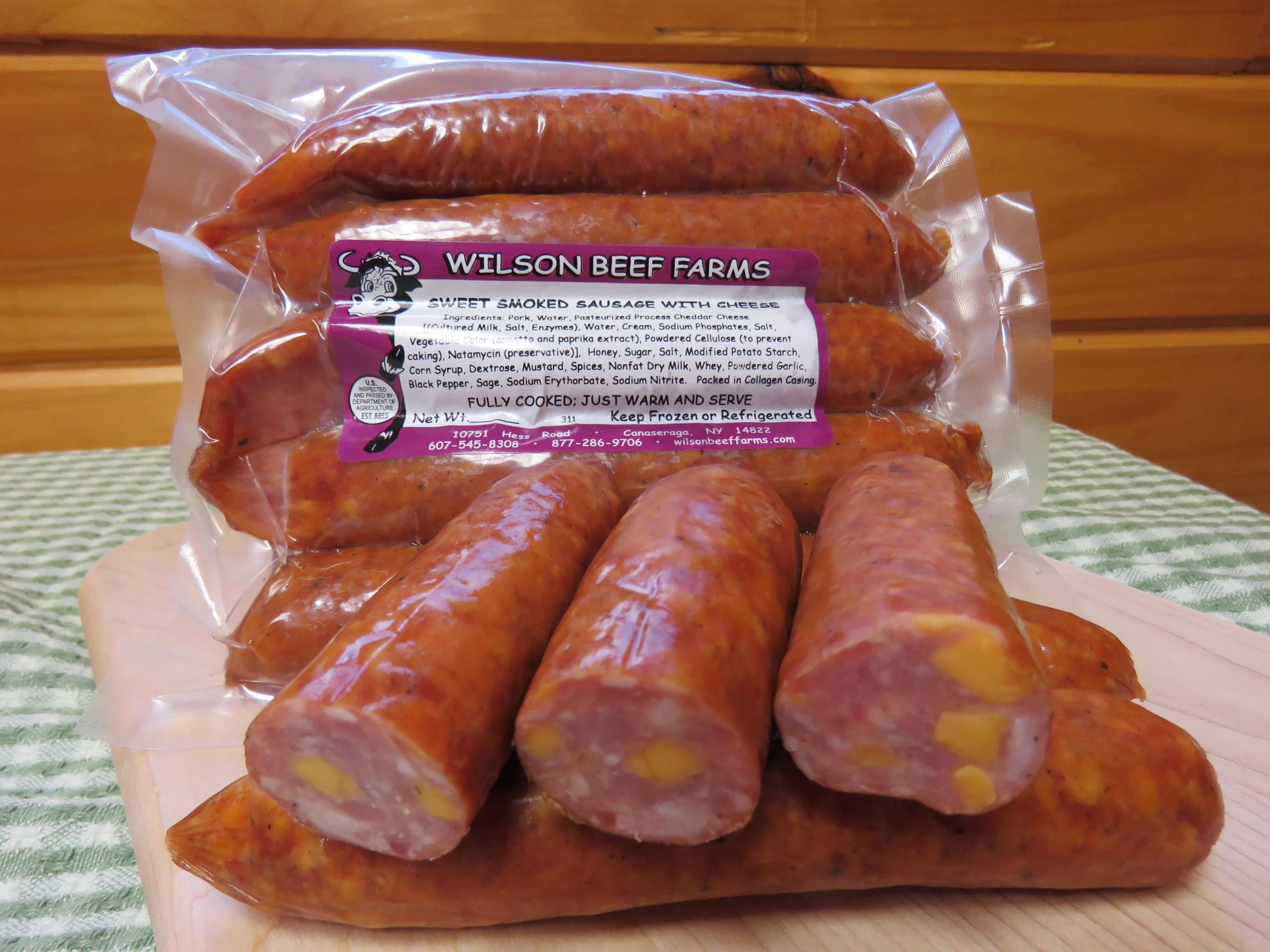 smoked sausage with cheese - What cheese is good with sausage