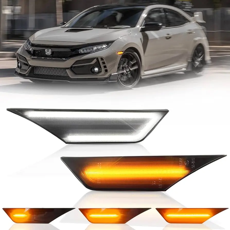 civic smoked side markers - What color do side markers need to be