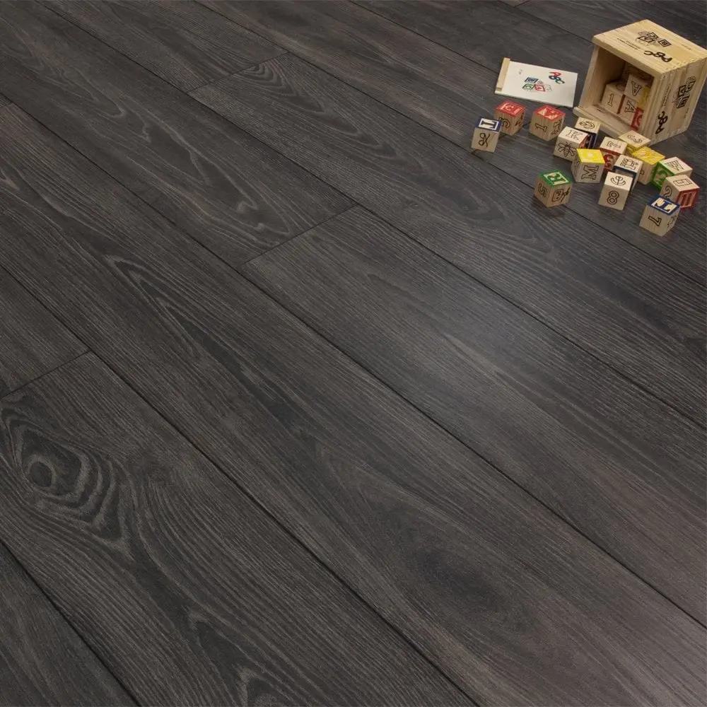black smoked oak laminate flooring - What color wood laminate looks best
