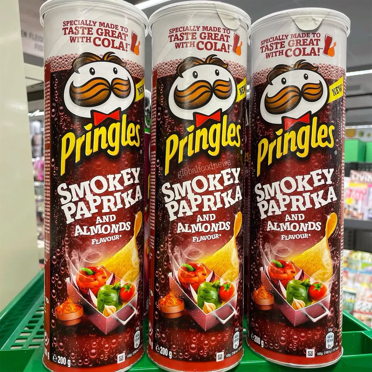 pringles smoked paprika and almonds - What countries are Pringles paprika available in