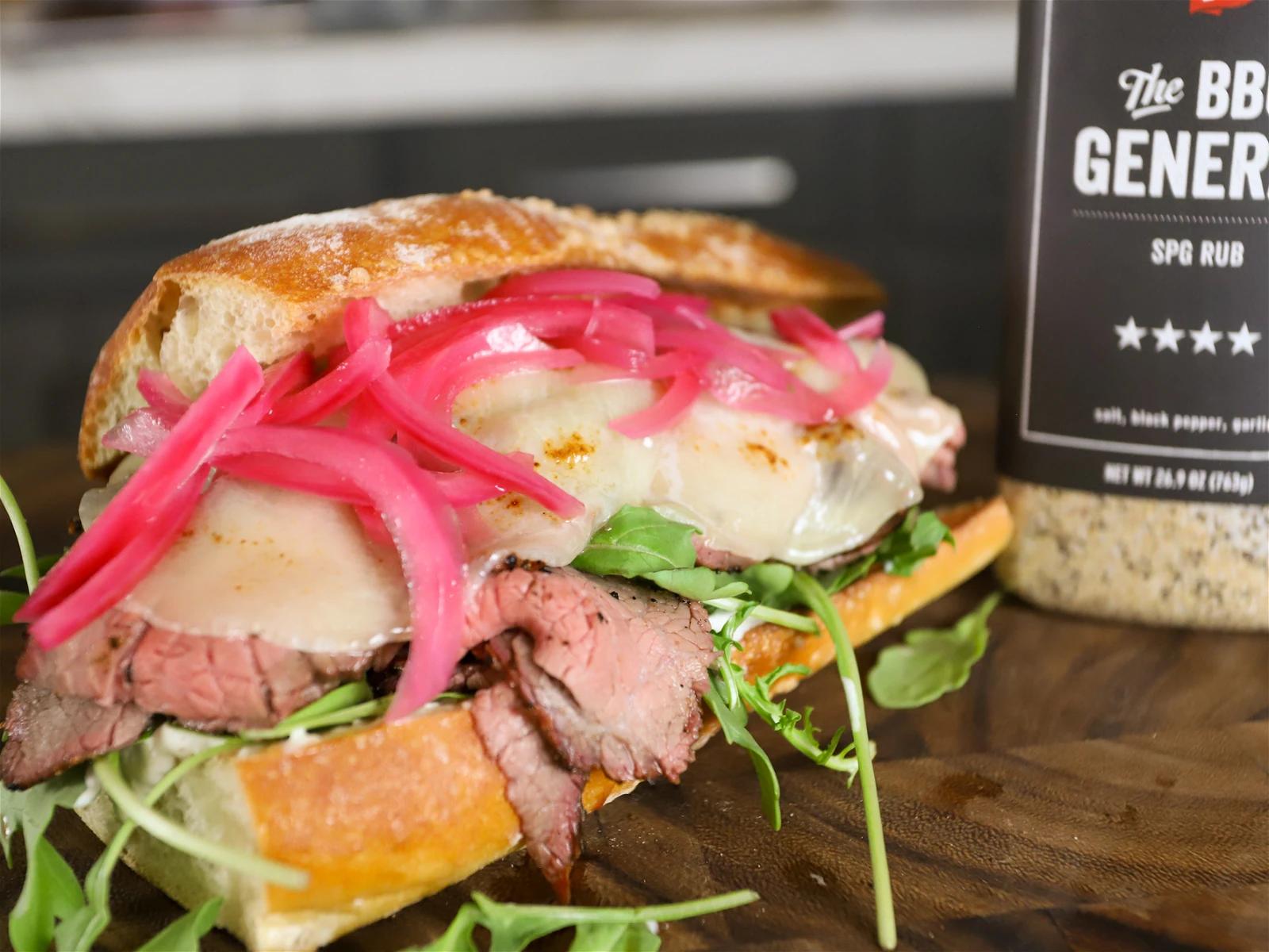 smoked tri tip sandwich - What do you serve with a tri-tip sandwich