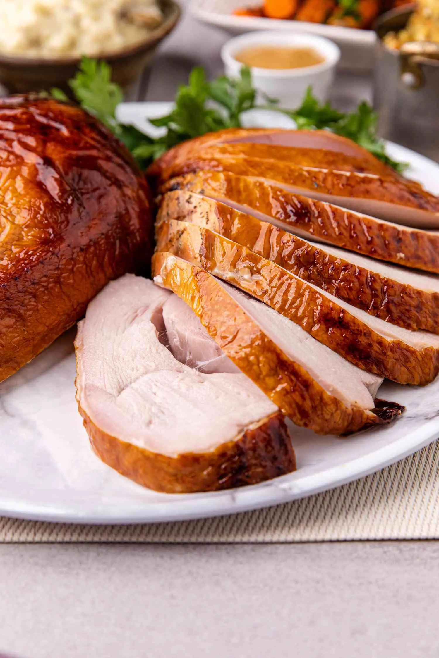brined and smoked turkey breast - What does brined turkey breast mean