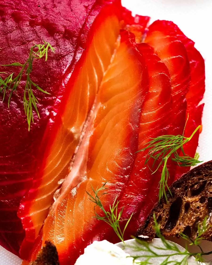 beetroot cured smoked salmon - What does curing do to salmon