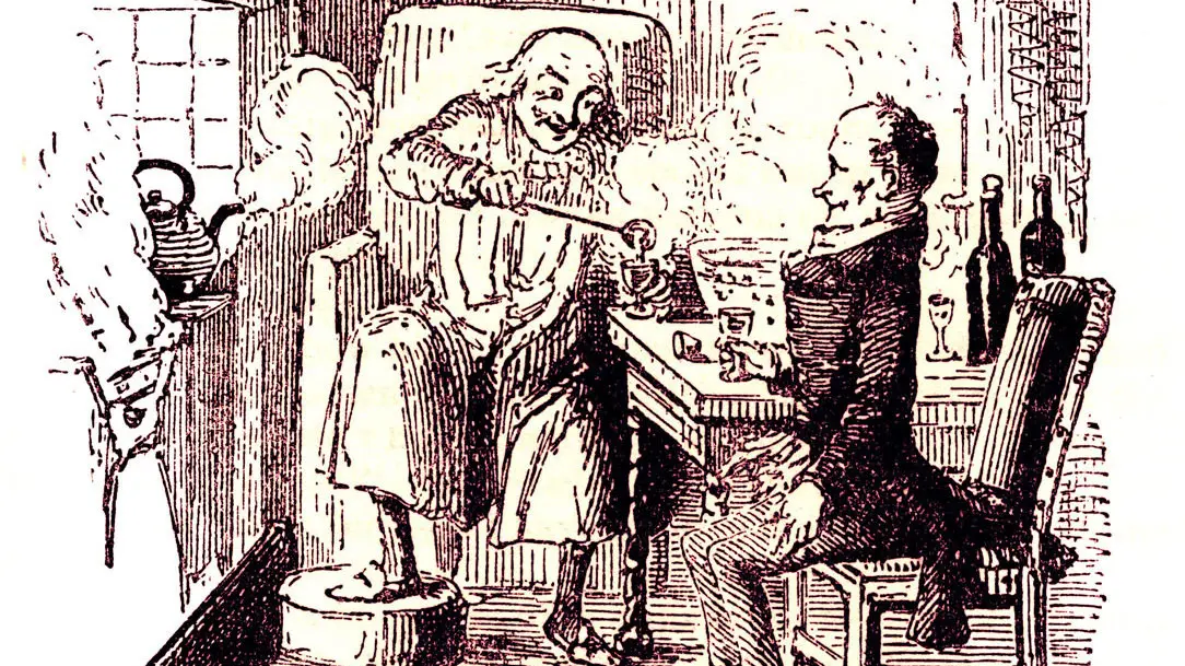 smoked bishop - What does Scrooge drink