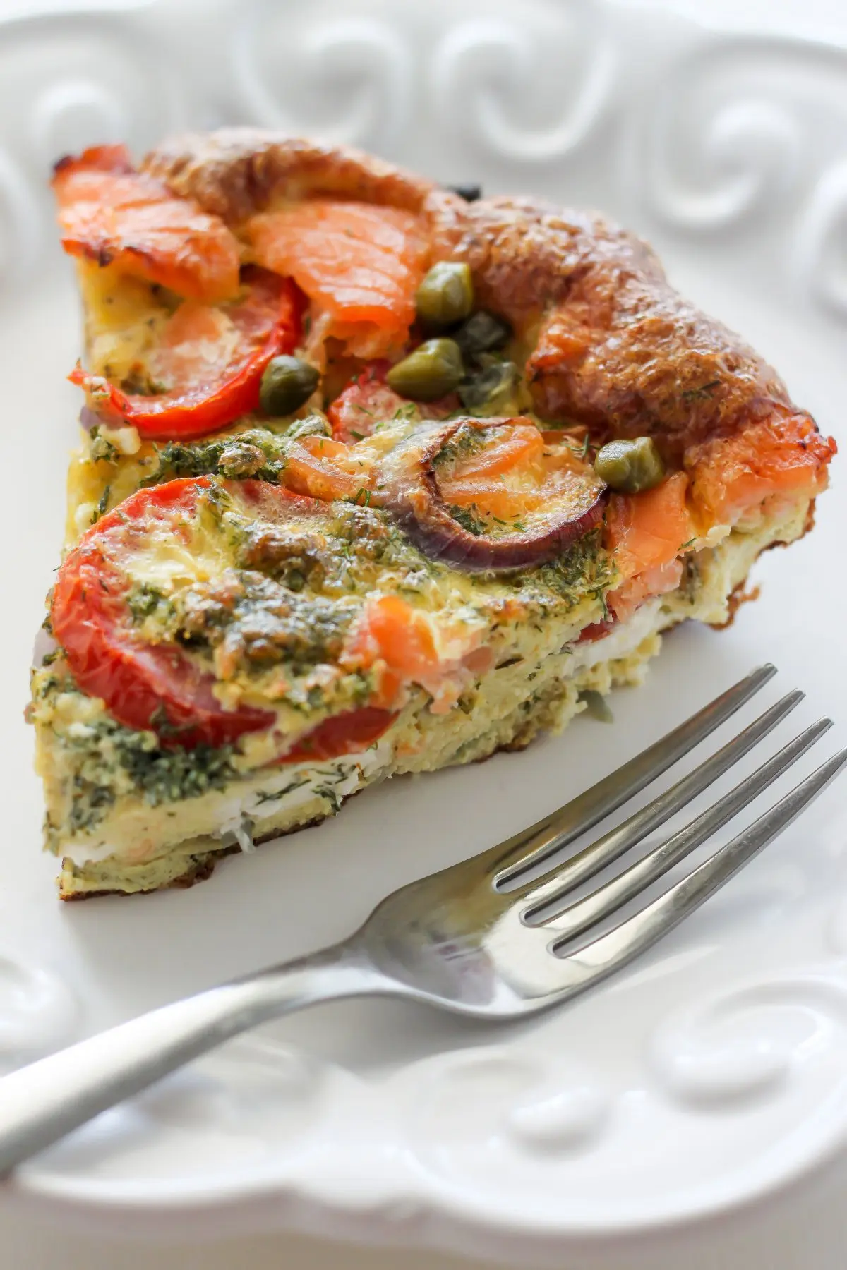smoked salmon cream cheese frittata - What is a substitute for heavy cream in frittata