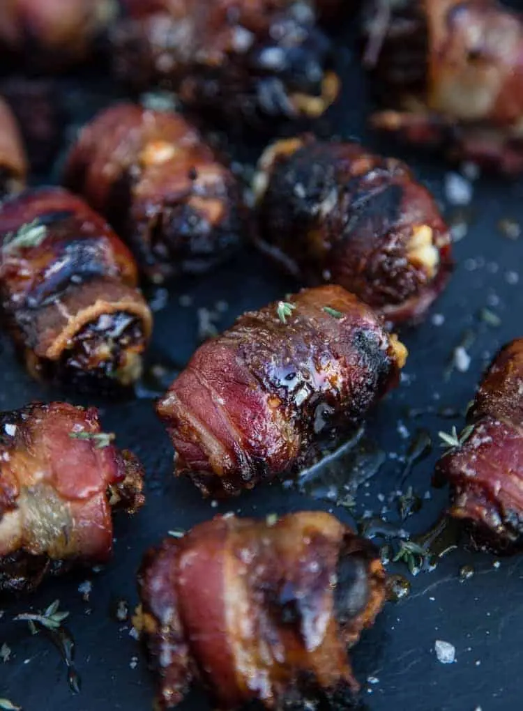 smoked bacon wrapped dates - What is bacon wrapped dates made of