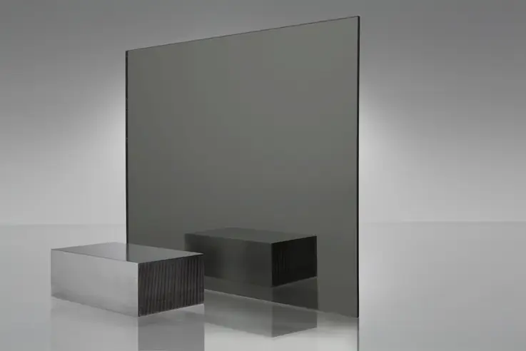 smoked mirror texture - What is coated behind the mirror
