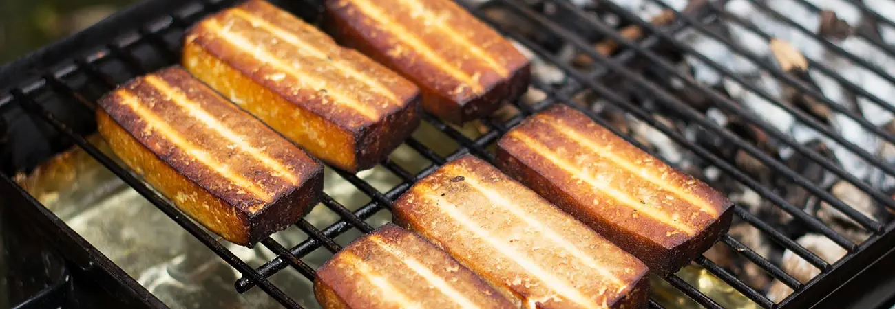 grilled smoked tofu - What is grilled tofu made of