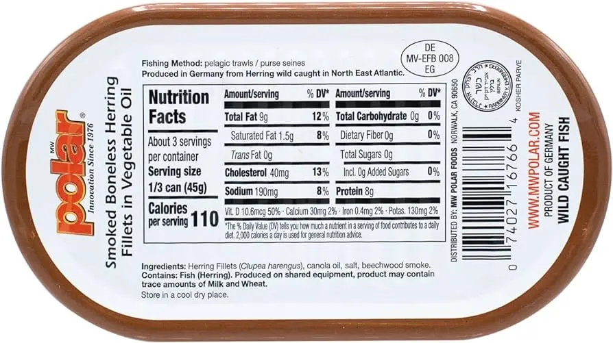 smoked herring nutrition facts - What is healthier salmon or herring
