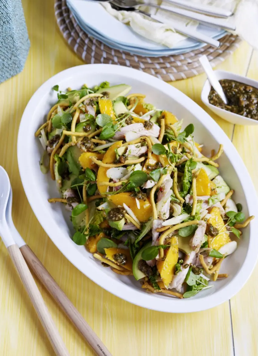 smoked chicken and mango salad recipe - What is mango salad made of
