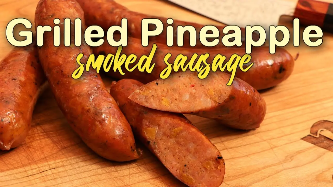 smoked sausage and pineapple - What is pineapple sausage made of
