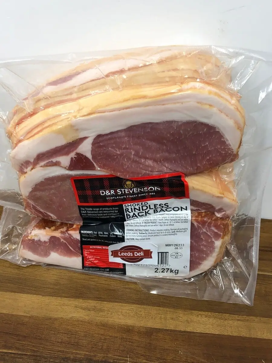 rindless smoked back bacon - What is rindless back bacon