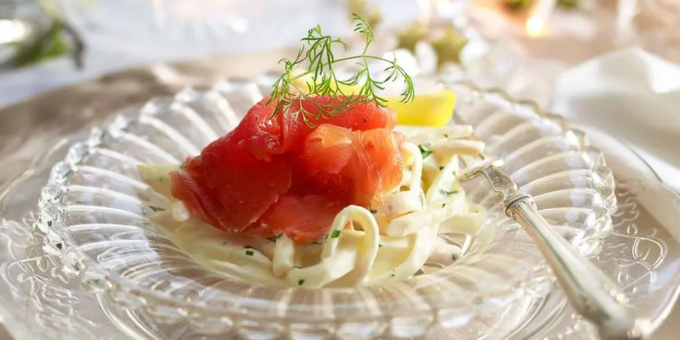 smoked salmon and celeriac remoulade - What is similar to remoulade