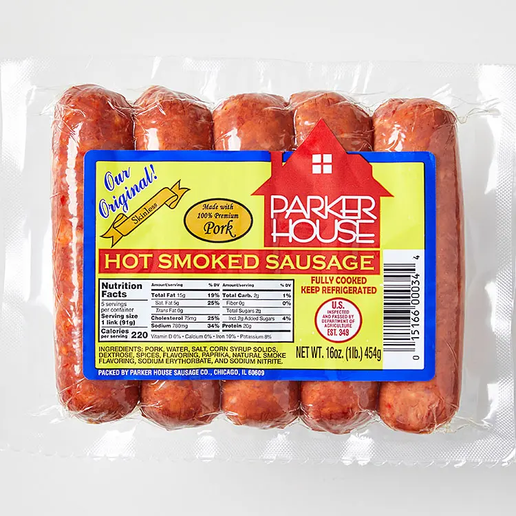 spicy smoked sausage - What is spicy sausage called