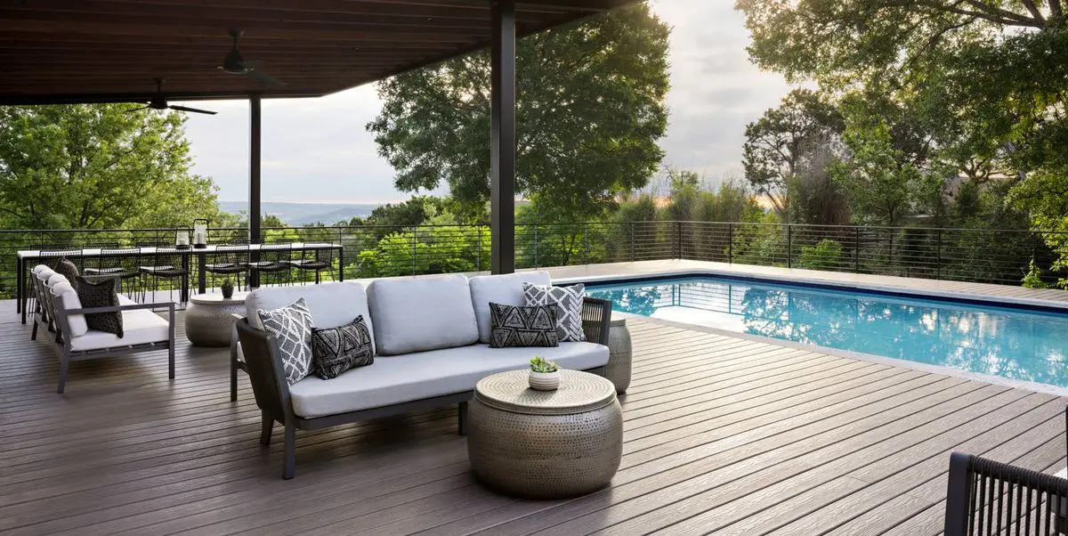 enhanced grain smoked oak - What is the best composite decking to use