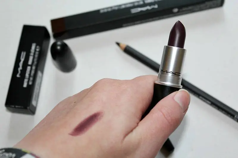 mac smoked purple swatch - What is the most popular colour lipstick