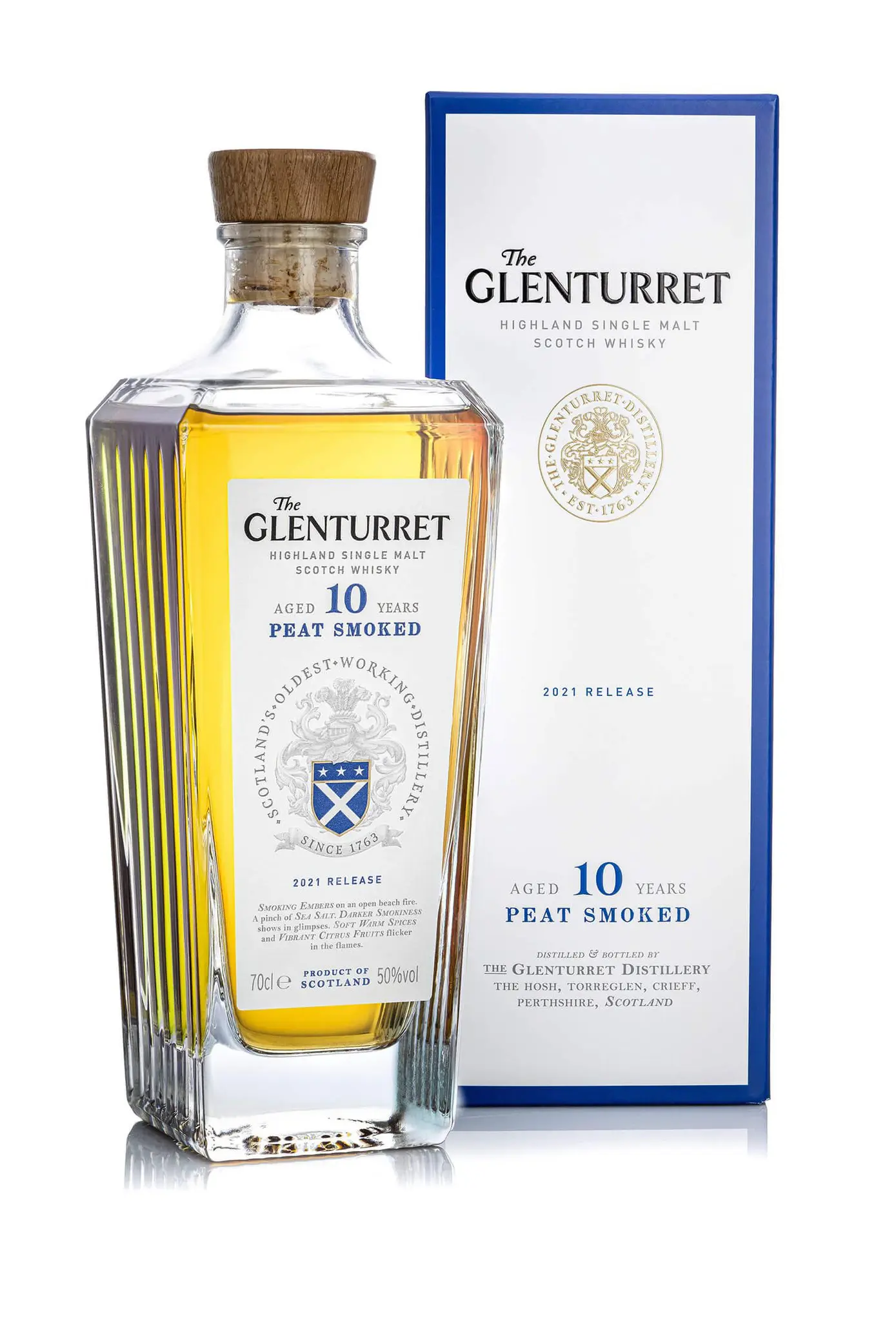 glenturret 10 year old peat smoked - What is the oldest distillery in Scotland